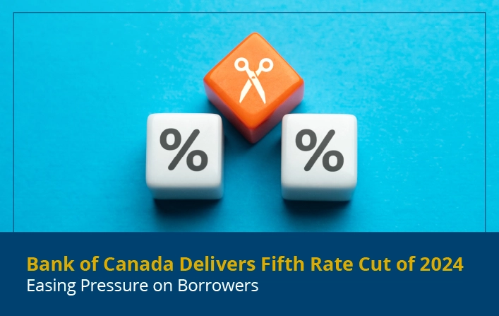 Bank of Canada Delivers Fifth Rate Cut of 2024, easing pressure on borrowers